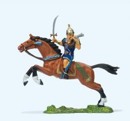 Preiser homme &agrave; cheval avec &eacute;p&eacute;e