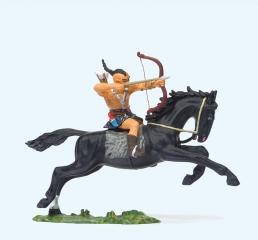 Preiser homme &agrave; cheval avec fl&egrave;ches