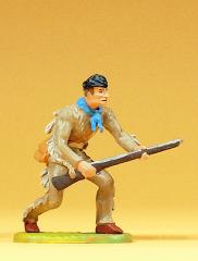 Preiser trappeur sursautant