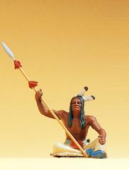 Preiser indien assis avec lance