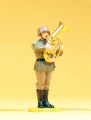 Preiser soldat avec cor
