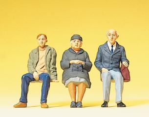 Preiser passagers assis
