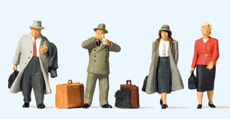 Preiser Passagers &agrave; la gare 