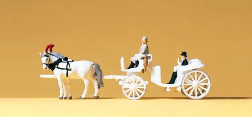 Preiser caleche de mariage