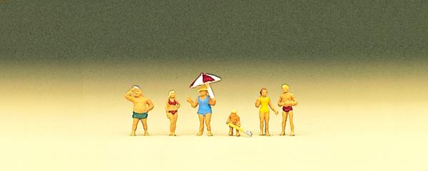 Preiser famille &agrave; la plage