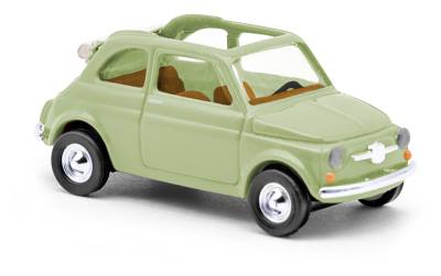 Busch Fiat 500 cabrio vert