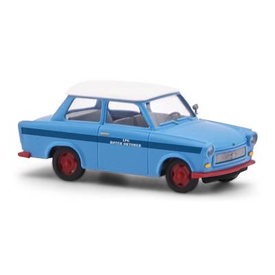 Busch Trabant P601 bleu/rouge