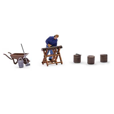 Busch As sciage d&acute;une b&ucirc;che