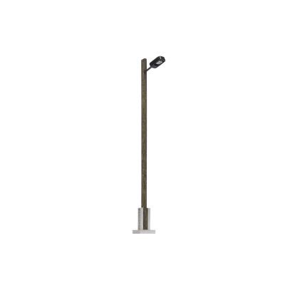 Busch Lampe gare bois jaune 70mm