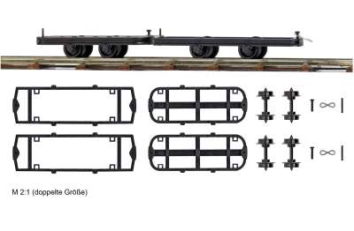 Busch 2 chassis pour bricoleurs