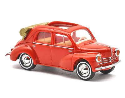 Busch Renault 4cv cabrio rouge