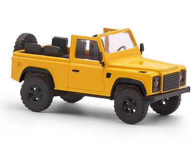 Busch Land Rover 90 ouvert jaune