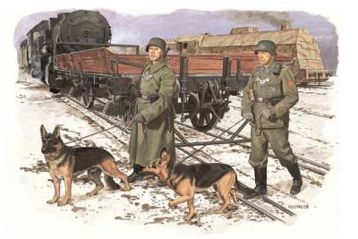 Dragon Feldgendarme et Chiens