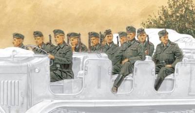 Dragon Equipage de halftrack Allemand