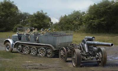 Dragon Sd.Kfz.7 et Obusier s.FH.18