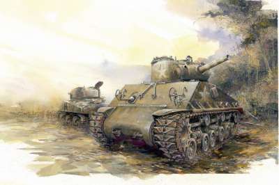 Dragon M4A3 105mm HVSS        
