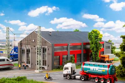 --Faller-Remise à locomotives électriques