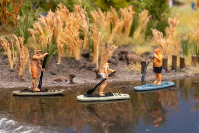 Faller Pagayeurs debouts
