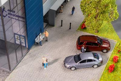 Faller Film routier Pavés gris clair