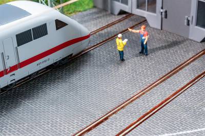 Faller Film routier Pavés gris foncé