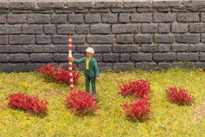 Faller Touffes de fleurs rouge