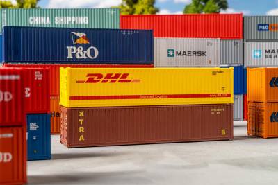 Faller Conteneurs 40' dhl + xtra