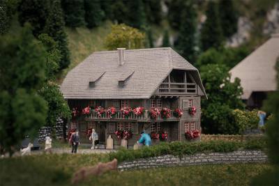 Faller Maison horloger avec figurine