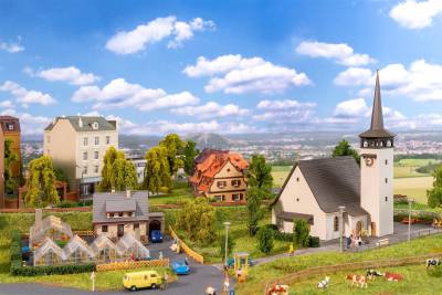 Faller Action set  Village