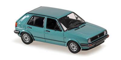 Maxichamps VW GOLF II TURQUOISE 1985