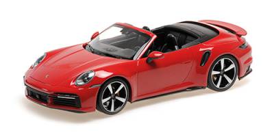 voitures-civiles-1/18-Minichamps-P.911(992)turbo s cab.rouge '20 