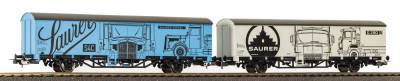 PIKO Set 2 Wagon couv. Saurer sbb