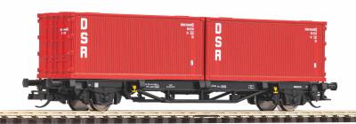 PIKO Wagon porte container 2x20' Dsr