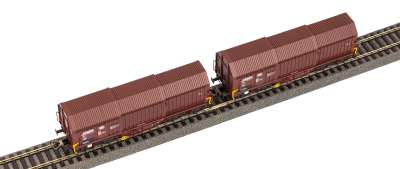 PIKO Set 2 wagons téléscopiques