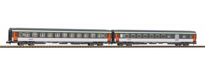 PIKO Set 2 Wagons a compart.  2+2 Cl.