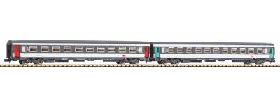 PIKO Set 2 wagons a compart.  1+2 Cl.
