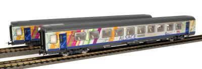 PIKO Set de 2 voitures corail Alsace