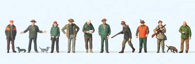 Preiser Chasseurs et rabatteurs