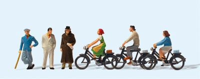 Preiser Passants et cyclistes