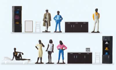 Preiser accessoires pour boutique de mode