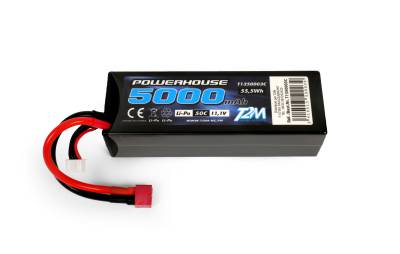 T2M Accu LiPo 3S 11.1V 5000mAh + adap.