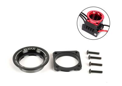 T2M Cone diffuseur d’air ventilo Noir