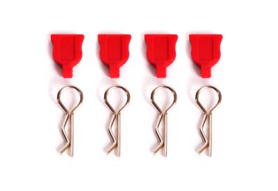 T2M Clips 1/10 safety (Rouge) 4pcs