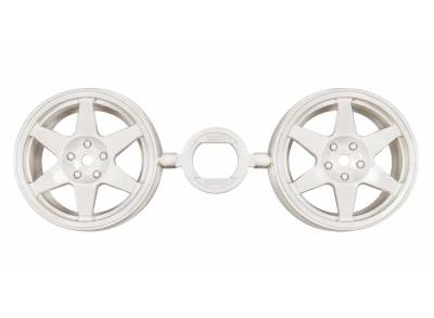 Tamiya Jantes blanches Peugeot 306 2pcs