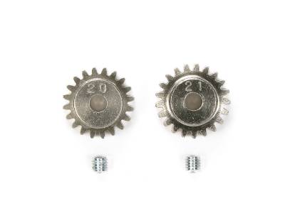 Tamiya Pignons moteur 20T/21T 0,6