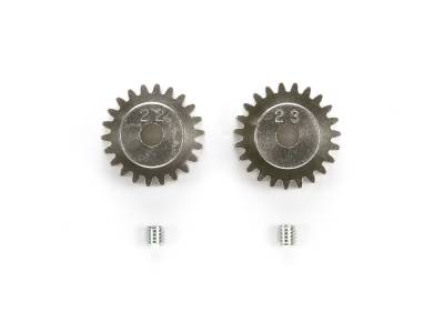 Tamiya Pignons moteur 22T/23T 0,6
