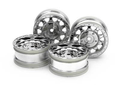 Tamiya Jantes chrom&eacute;es (4pcs)  BBX