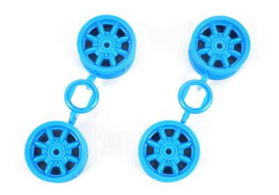 Tamiya Jantes mini bleues x4